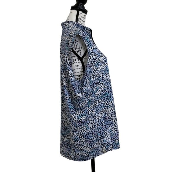 Sansoleil Women's XXL Top Sleeveless 1/4 Zip Polo Top UV 50+ - Picture 2 of 7